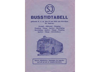 Tidtabell hos Svensks Buss i Örsundsbro